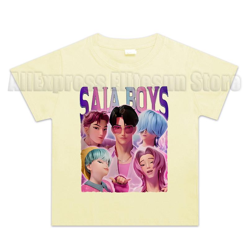 Saja Boys Kids T Shirt Baby Clothes KPop Demon Hunters Casual Tops Movie Cotton T-shirt Fans Gift Children s Clothing kids-100(3T) бежевий
Saja Boys Kids T Shirt Baby Clothes KPop Demon Hunters Casual Tops Movie Cotton T-shirt Fans Gift Children s Clothing kids-100(3T) бежевий