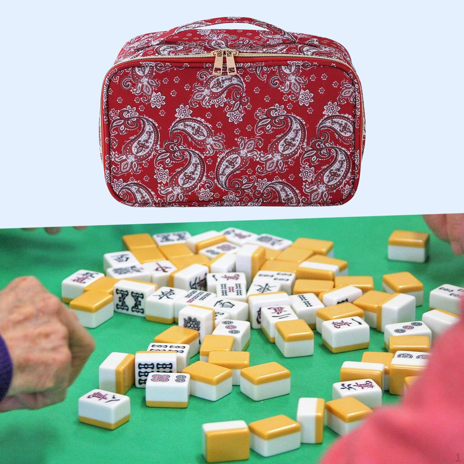 Empty American Mahjong Tile Bag Organizer Handbag Gift Zipper with Handle Portable Storage Travel красный
Empty American Mahjong Tile Bag Organizer Handbag Gift Zipper with Handle Portable Storage Travel красный