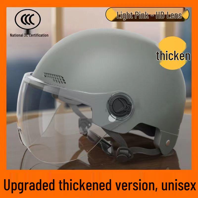 Certified Electric Bicycle and Motorcycle Safety Helmet, Summer Sun Protection, Universal Half Helmet for Men and Women Popular with Traffic Police
Certified Electric Bicycle and Motorcycle Safety Helmet, Summer Sun Protection, Universal Half Helmet for Men and Women Popular with Traffic Police