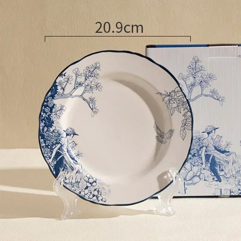 Расписанная вручную цветочная керамическая тарелка, легкая, роскошная, ресторанная, стейк, итальянская паста, изысканные, вкусные блюда, обеденные тарелки
Расписанная вручную цветочная керамическая тарелка, легкая, роскошная, ресторанная, стейк, итальянская паста, изысканные, вкусные блюда, обеденные тарелки