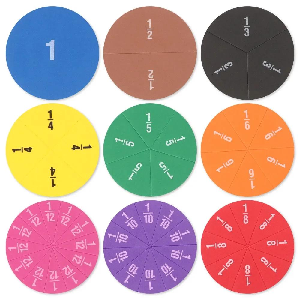 51Pcs Eva Round Shaped Fractions Circles Instrument Math Educational Toys Math Learning Tool Student Teaching Gifts (As shown-25821)-
51Pcs Eva Round Shaped Fractions Circles Instrument Math Educational Toys Math Learning Tool Student Teaching Gifts (As shown-25821)-