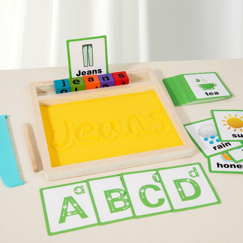 Children s Montessori Wooden Educational Toys: Spelling Sand Tray & Writing Box for Early Learning and Painting
Children s Montessori Wooden Educational Toys: Spelling Sand Tray & Writing Box for Early Learning and Painting