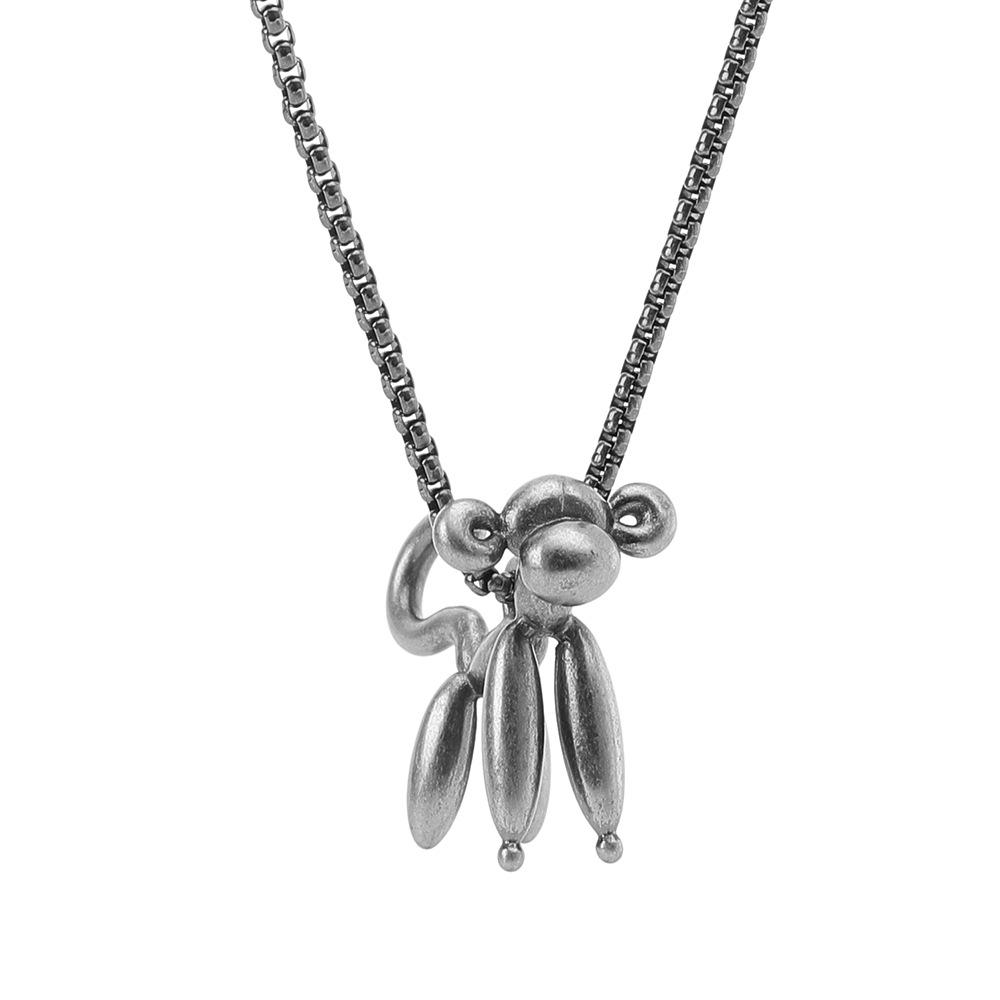 Ожерелье из титановой стали с обезьяной двенадцати знаков зодиака - Модный европейский и американский аксессуар-цепочка для свитера
Ожерелье из титановой стали с обезьяной двенадцати знаков зодиака - Модный европейский и американский аксессуар-цепочка для свитера