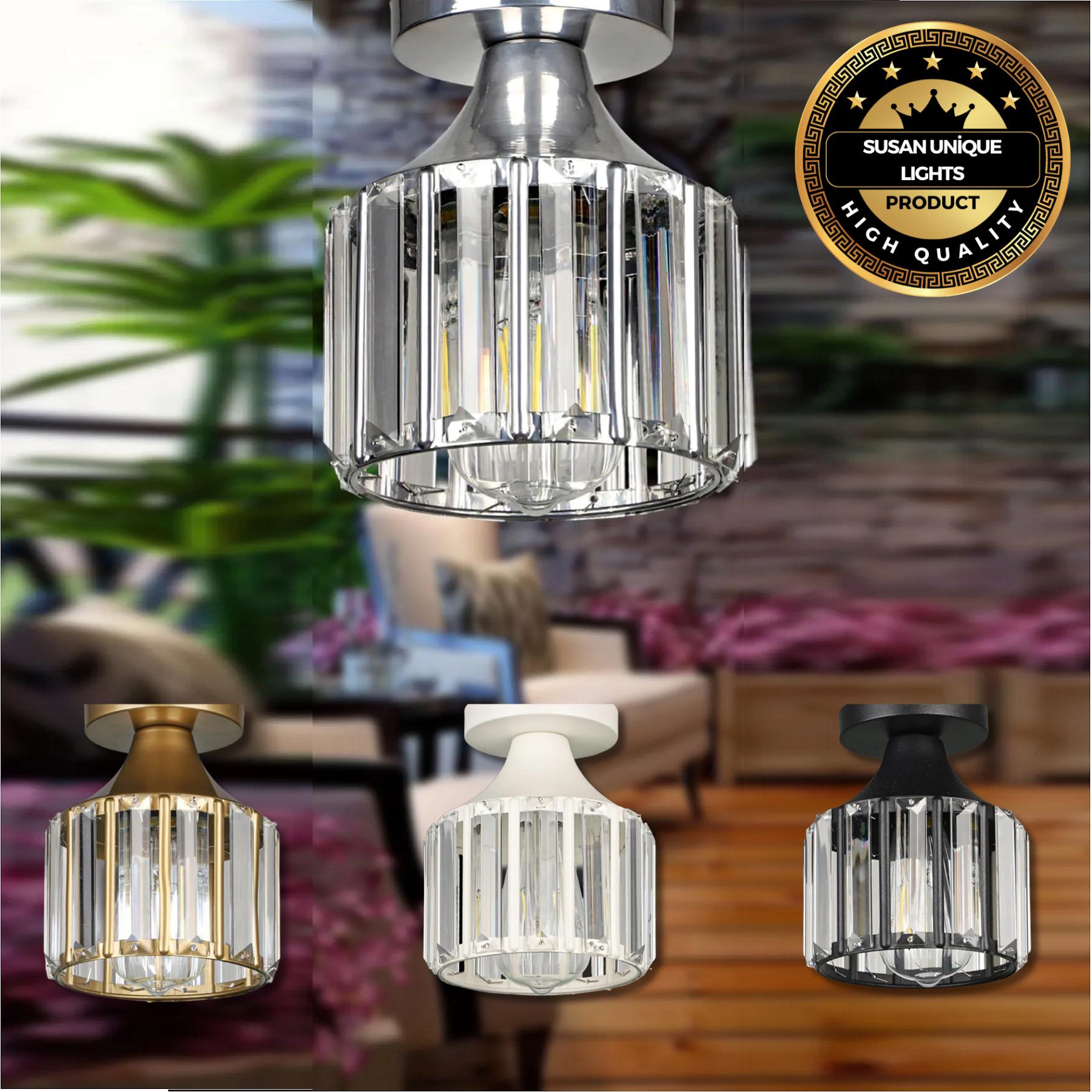 Arel Crystal Потолочная одинарная люстра - 4 различных варианта цвета серебряный
Arel Crystal Потолочная одинарная люстра - 4 различных варианта цвета серебряный