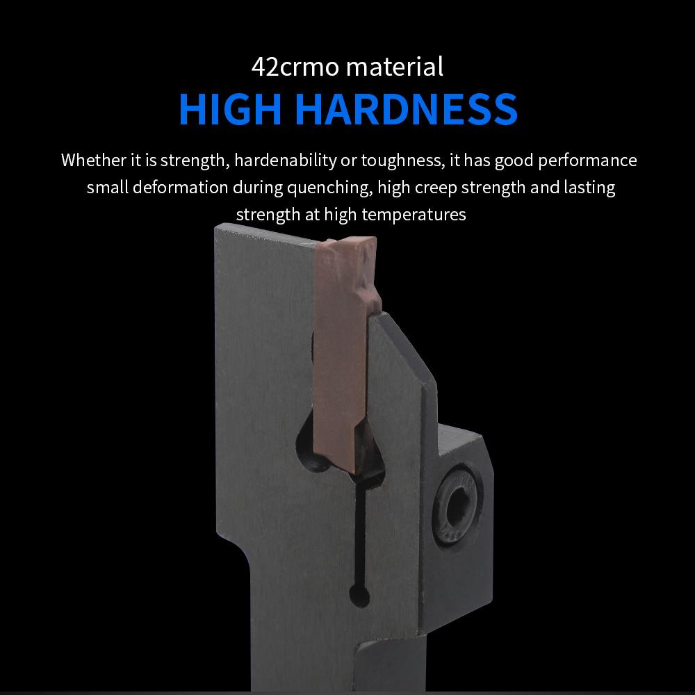 Lathe Grooving Tool Holder Grooving Cut-Off Tool Holder With 10pcs MGMN300 Carbide Grooving Inserts and Wrench
Lathe Grooving Tool Holder Grooving Cut-Off Tool Holder With 10pcs MGMN300 Carbide Grooving Inserts and Wrench