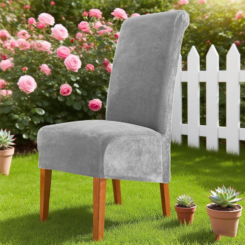 XL Velvet Chair Covers 1/4/6pcs Elastic Stretch Jacquard Chair Slipcover For Dining Room Kitchen Hotel Wedding Banquet Decor 1 Pc
XL Velvet Chair Covers 1/4/6pcs Elastic Stretch Jacquard Chair Slipcover For Dining Room Kitchen Hotel Wedding Banquet Decor 1 Pc