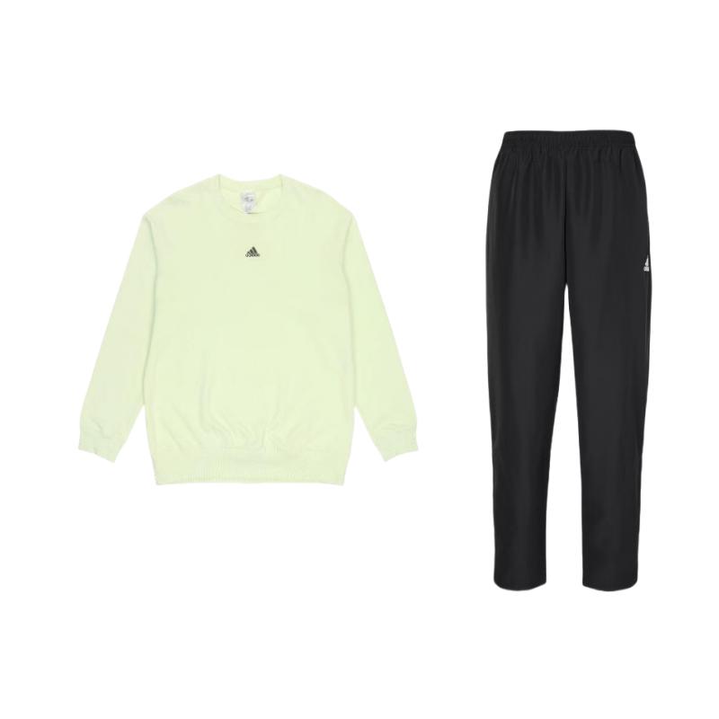Adidas Cotton Crew Neck Pullover Sweatshirt And Comfortable Elastic Waist Long Pants Casual Sports Set Men Sets H57533+HE4352 L
Adidas Cotton Crew Neck Pullover Sweatshirt And Comfortable Elastic Waist Long Pants Casual Sports Set Men Sets H57533+HE4352 L