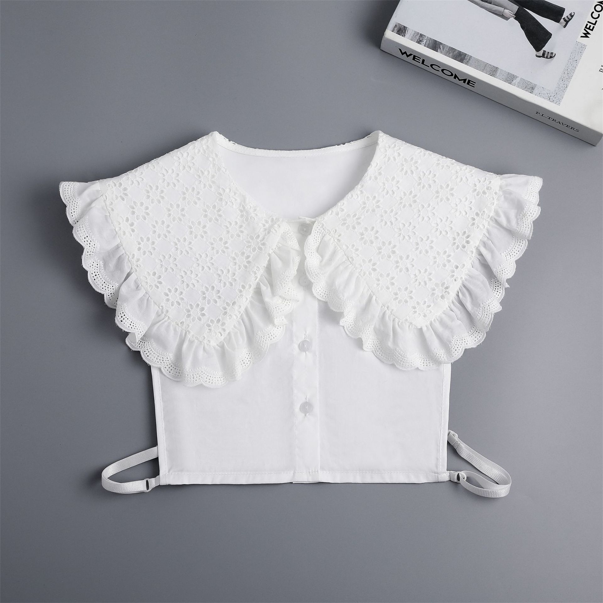 Французский дизайн Фейковый воротник 100 Соответствующий свитер Кружевной кукольный декоративный воротник белый
Французский дизайн Фейковый воротник 100 Соответствующий свитер Кружевной кукольный декоративный воротник белый