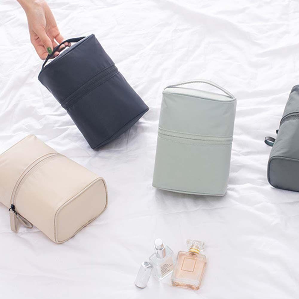 Pouch Cream Color Korean Storage Bags Travel Organizer Cylinder Cosmetic Bag Women Toiletry Bag
Pouch Cream Color Korean Storage Bags Travel Organizer Cylinder Cosmetic Bag Women Toiletry Bag