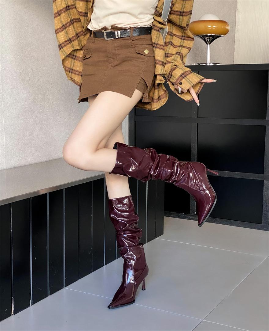 осень 2025 новые остроносые тонкий каблук европейская и американская мода ботильоны на высоком каблуке черный темно-коричневый белый модные ботильоны для взрослых 40 красный
осень 2025 новые остроносые тонкий каблук европейская и американская мода ботильоны на высоком каблуке черный темно-коричневый белый модные ботильоны для взрослых 40 красный