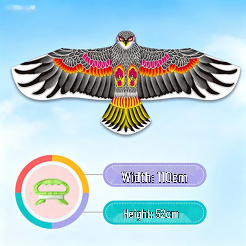 Yixing Sports 1.1m Flat Eagle Bird Scaring Kite
Yixing Sports 1.1m Flat Eagle Bird Scaring Kite