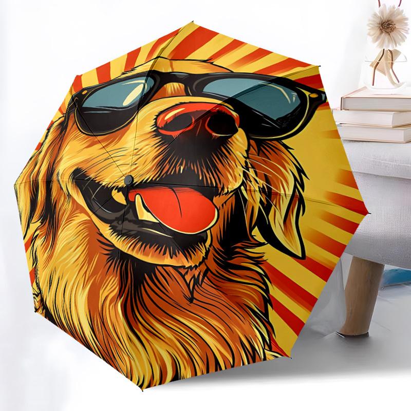 1pc Sunglasses Dog Automatic Umbrella | Portable Foldable 8-Rib Manual Open, Cute Birthday & Holiday Gift for Outdoor yy260107081
1pc Sunglasses Dog Automatic Umbrella | Portable Foldable 8-Rib Manual Open, Cute Birthday & Holiday Gift for Outdoor yy260107081