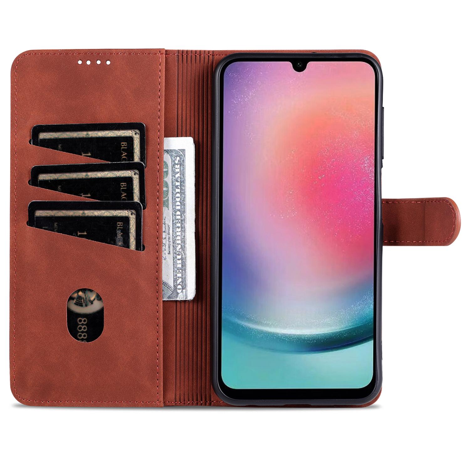 AZNS For Samsung Galaxy A25 5G (Global) (161.0 x 76.5 x 8.3mm) Case Leather Flip Stand Wallet Cover Brown
AZNS For Samsung Galaxy A25 5G (Global) (161.0 x 76.5 x 8.3mm) Case Leather Flip Stand Wallet Cover Brown