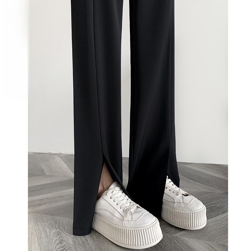 Women s High Waist Slim Fit Ice Silk Wide Leg Suit Pants with Slit Extra Small
Women s High Waist Slim Fit Ice Silk Wide Leg Suit Pants with Slit Extra Small