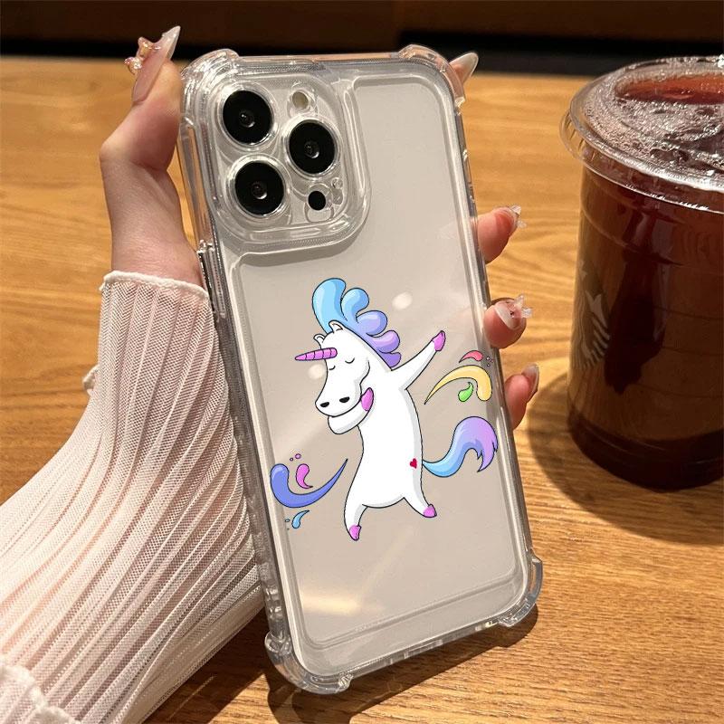 Unicorn with Rainbow Pee Cartoon Phone Case Clear For iPhone 17 16 14 15 11 12 13 Pro Max 16E 15 16 Plus 17 Air Shockproof Cover iPhone 15Pro Max
Unicorn with Rainbow Pee Cartoon Phone Case Clear For iPhone 17 16 14 15 11 12 13 Pro Max 16E 15 16 Plus 17 Air Shockproof Cover iPhone 15Pro Max