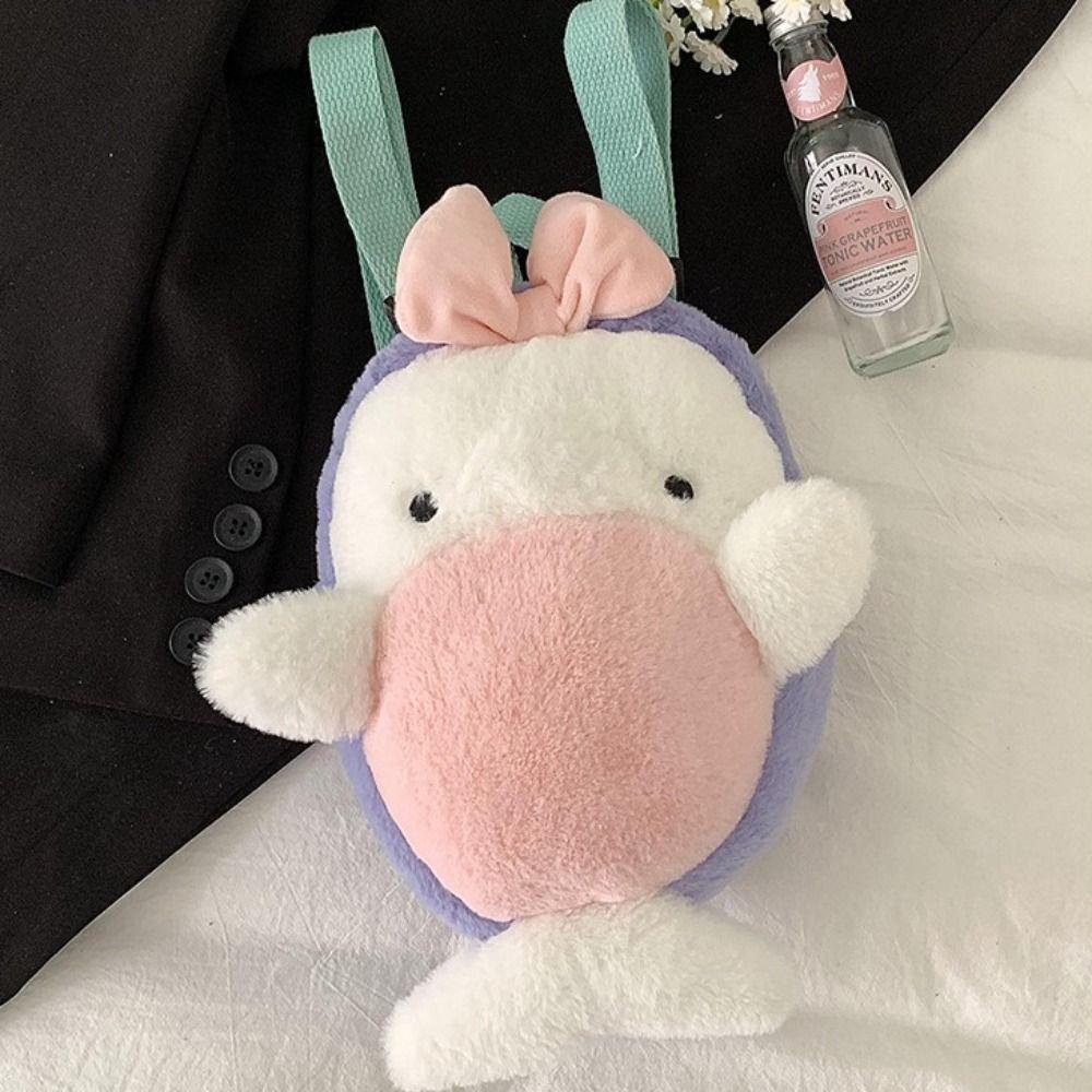 Fluffy Backpack Cartoon Doll Backpack Tote Bag Kawaii Coin Purses Little Dolphin Plush Bag Gifts
Fluffy Backpack Cartoon Doll Backpack Tote Bag Kawaii Coin Purses Little Dolphin Plush Bag Gifts