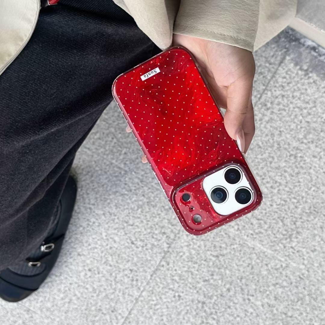 New Year Red Polka Dot iPhone Case for 13/14/16/17 Pro & 15 Pro Max - Premium Feel iPhone 16 Pro
New Year Red Polka Dot iPhone Case for 13/14/16/17 Pro & 15 Pro Max - Premium Feel iPhone 16 Pro