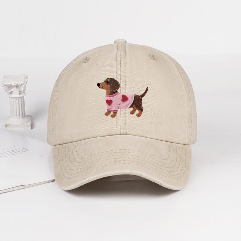 Cute Dachshund In Pink Heart Sweater Print Baseball Cap Men Women Vintage Washed Cotton Adjustable Dad Hat Pet Lover Sun Hat
Cute Dachshund In Pink Heart Sweater Print Baseball Cap Men Women Vintage Washed Cotton Adjustable Dad Hat Pet Lover Sun Hat