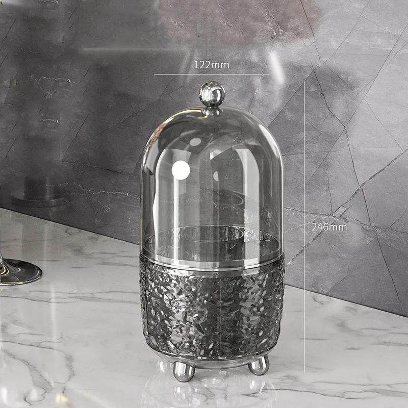 Органайзер для кистей для макияжа, вращающийся на 360° портативный настольный ящик для хранения помады и бровей, инструменты с крышкой для хранения косметики в ванной комнате
Органайзер для кистей для макияжа, вращающийся на 360° портативный настольный ящик для хранения помады и бровей, инструменты с крышкой для хранения косметики в ванной комнате