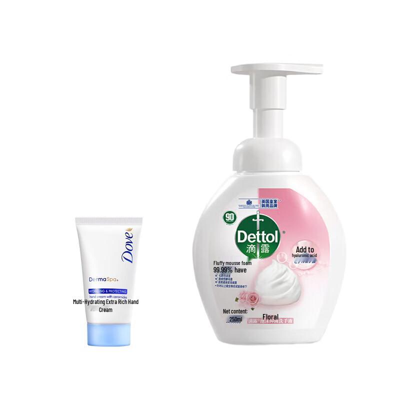 Dettol Foaming Hand Soap & Hand Cream Set
Dettol Foaming Hand Soap & Hand Cream Set