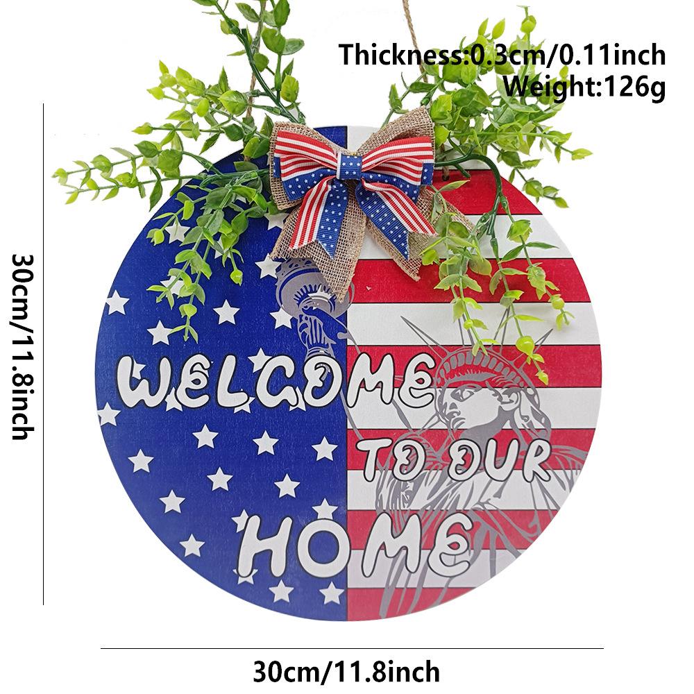 American Patriotic Door Sign 4th of July Independence Day Memorial Day Stars Wreath Hanger Front Door Window Decor
American Patriotic Door Sign 4th of July Independence Day Memorial Day Stars Wreath Hanger Front Door Window Decor