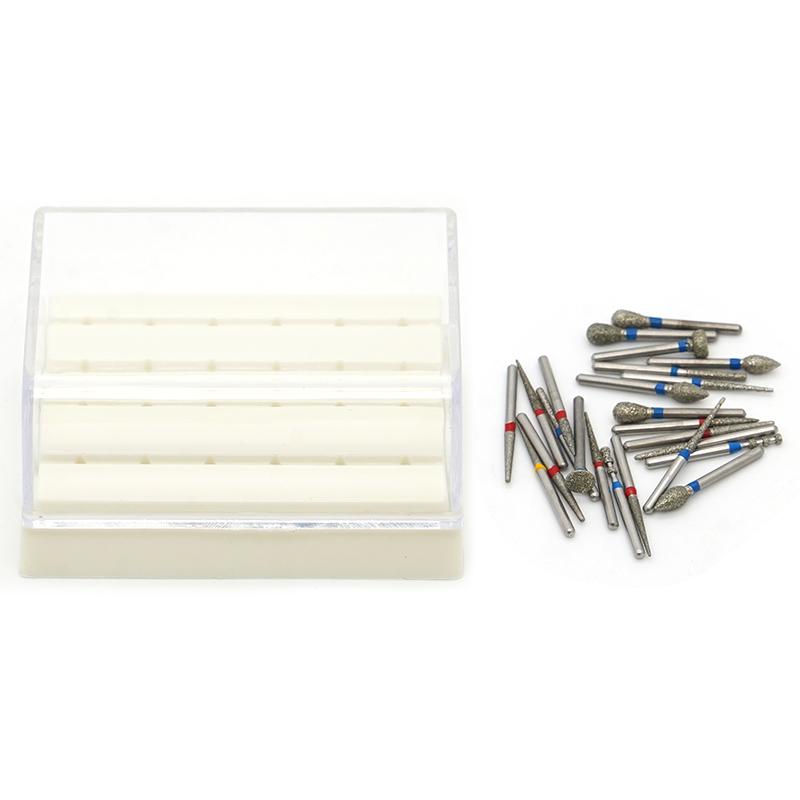 24Pcs Dental Diamond Burs Set With Storage Box Polishing Dentistry Equipment For High Speed Handpiece Lab Tool
24Pcs Dental Diamond Burs Set With Storage Box Polishing Dentistry Equipment For High Speed Handpiece Lab Tool