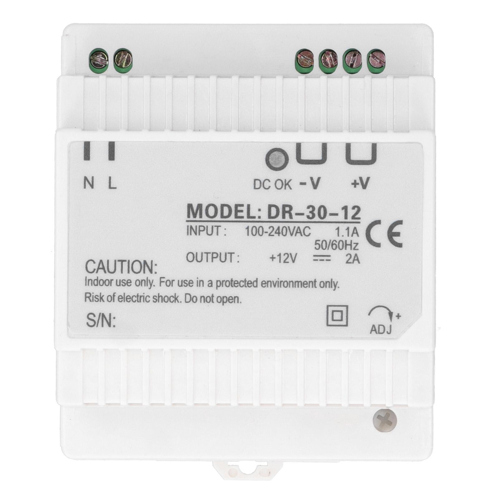 Блок живлення BERM Switch, драйвер трансформатора для DIN-рейки DR3012, 100-240 В змінного струму
Блок живлення BERM Switch, драйвер трансформатора для DIN-рейки DR3012, 100-240 В змінного струму