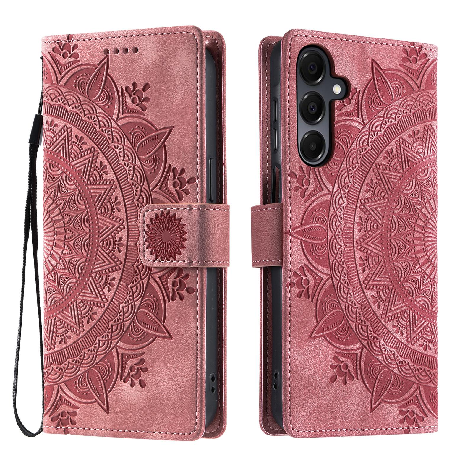 For Samsung Galaxy S25 FE Case Imprinted Totem Skin Feel Wallet Leather Phone Cover with Hand Strap Rose Gold
For Samsung Galaxy S25 FE Case Imprinted Totem Skin Feel Wallet Leather Phone Cover with Hand Strap Rose Gold