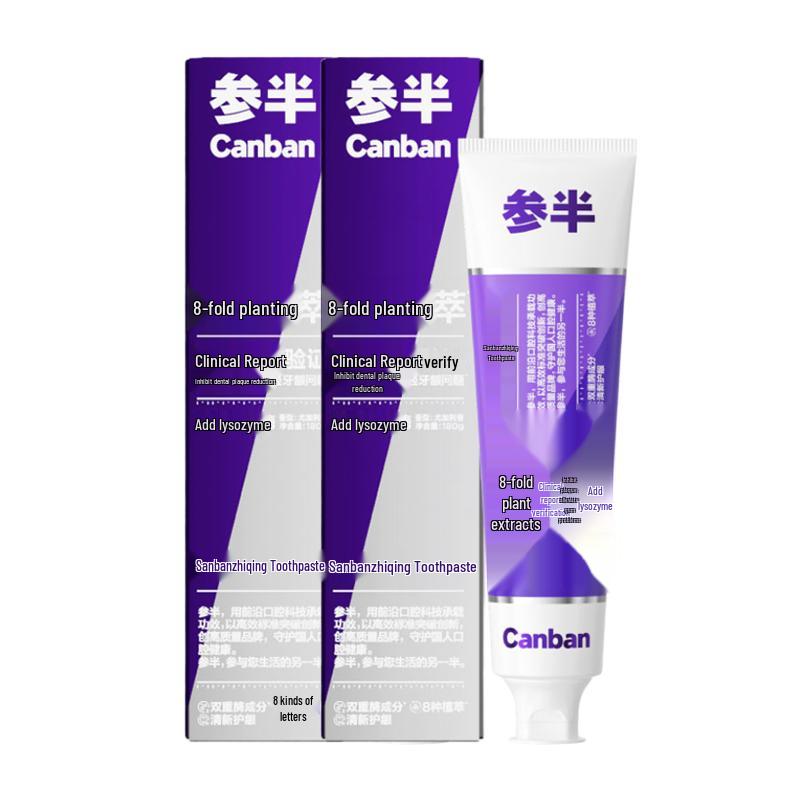 Canban Plant Fresh Eucalyptus Fluoride-Free Toothpaste Twin Pack
Canban Plant Fresh Eucalyptus Fluoride-Free Toothpaste Twin Pack