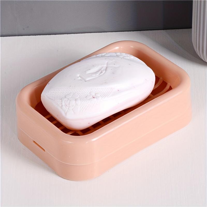1pc Nordic Creative Soap Dish with Drainage, Double Layer Plastic Rectangular Soap Holder with Lid, Portable Bathroom and Laundry Soap Tray рожевий
1pc Nordic Creative Soap Dish with Drainage, Double Layer Plastic Rectangular Soap Holder with Lid, Portable Bathroom and Laundry Soap Tray рожевий