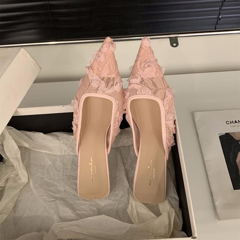Summer Women s Fashion High Heel Mules Slippers Elegant Cover Toe Dress Lace Slides Ladies Dancing Party Prom Shoes 35 розовый
Summer Women s Fashion High Heel Mules Slippers Elegant Cover Toe Dress Lace Slides Ladies Dancing Party Prom Shoes 35 розовый