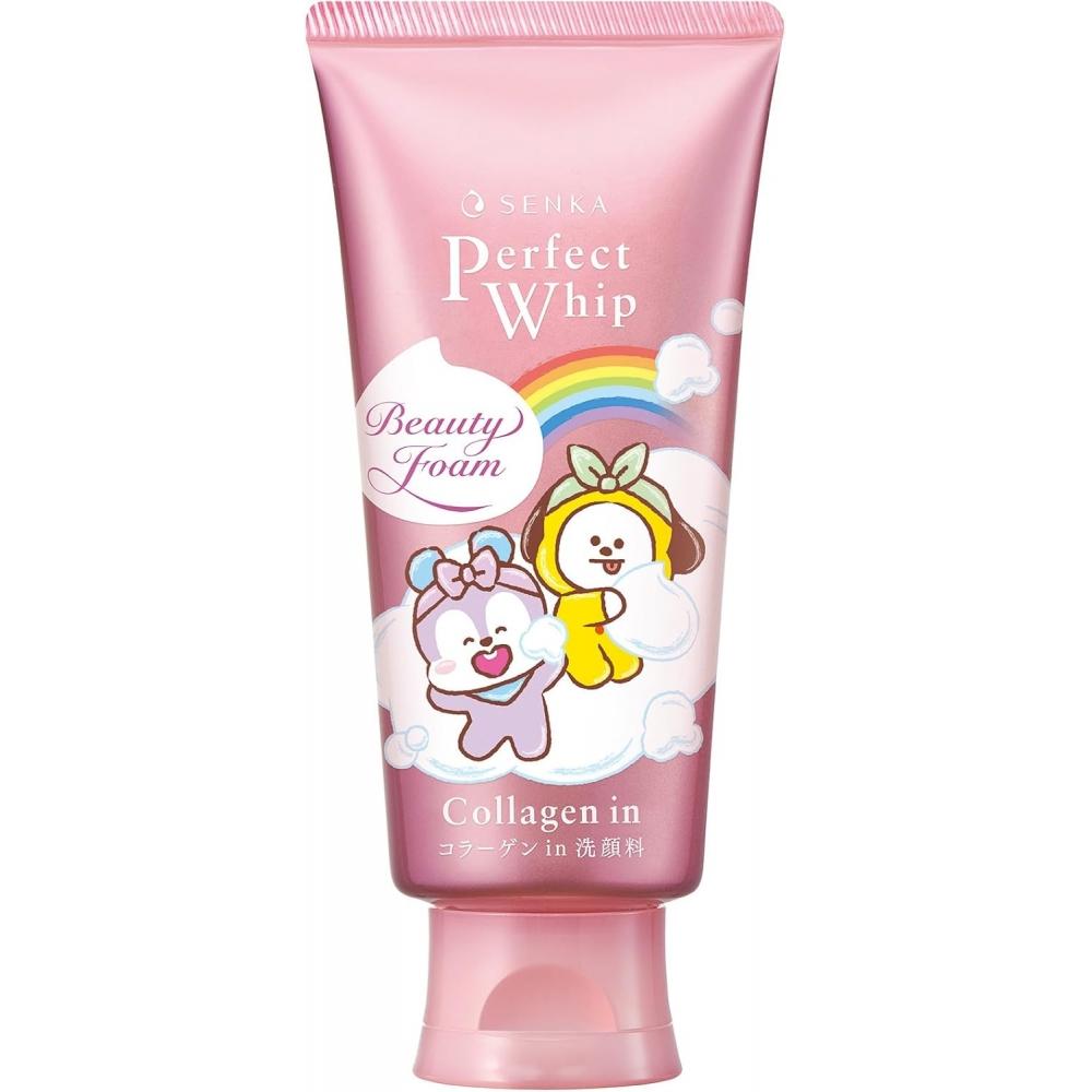 Senka Senka Perfect Whipped Collagen In Bt21 Collaboration 120 г Сухая увлажняющая сыворотка-блеск Ингредиент Bubble Collagen
Senka Senka Perfect Whipped Collagen In Bt21 Collaboration 120 г Сухая увлажняющая сыворотка-блеск Ингредиент Bubble Collagen