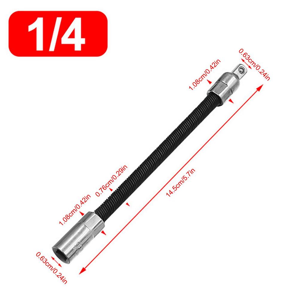 Flexible Socket Extension Bar Electric Wrench Drive Sockets Flexible Drill Bit Extension For Impact Driver 1/4 3/8 Or 1/2 Flex
Flexible Socket Extension Bar Electric Wrench Drive Sockets Flexible Drill Bit Extension For Impact Driver 1/4 3/8 Or 1/2 Flex