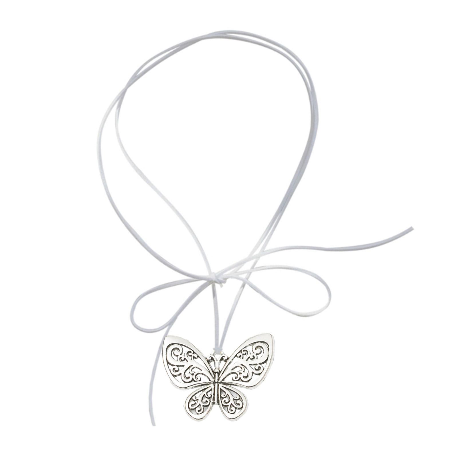 Elegant Butterfly Pendant Neckband Choker Collar Necklace Summer Choker Long Lace up Necklace Fashion Y2K Jewelry 1 белый
Elegant Butterfly Pendant Neckband Choker Collar Necklace Summer Choker Long Lace up Necklace Fashion Y2K Jewelry 1 белый