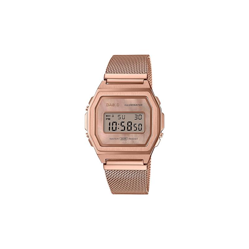 Casio series YOUTH series-metal small square multi-function quartz movement stainless steel strap Japanese and Korean watch women s watch A1000MPG-9 розовый
Casio series YOUTH series-metal small square multi-function quartz movement stainless steel strap Japanese and Korean watch women s watch A1000MPG-9 розовый