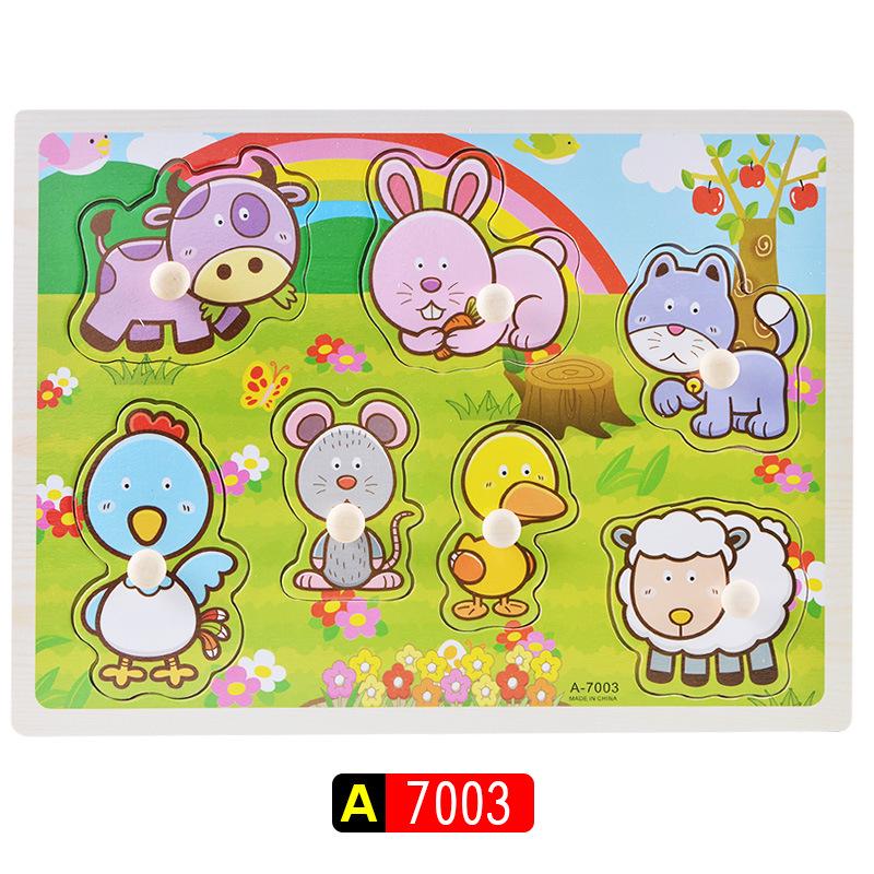 Wooden 3D Educational Grasping Board & Puzzle for Children: Animal & Fruit Theme Cognitive Toy
Wooden 3D Educational Grasping Board & Puzzle for Children: Animal & Fruit Theme Cognitive Toy