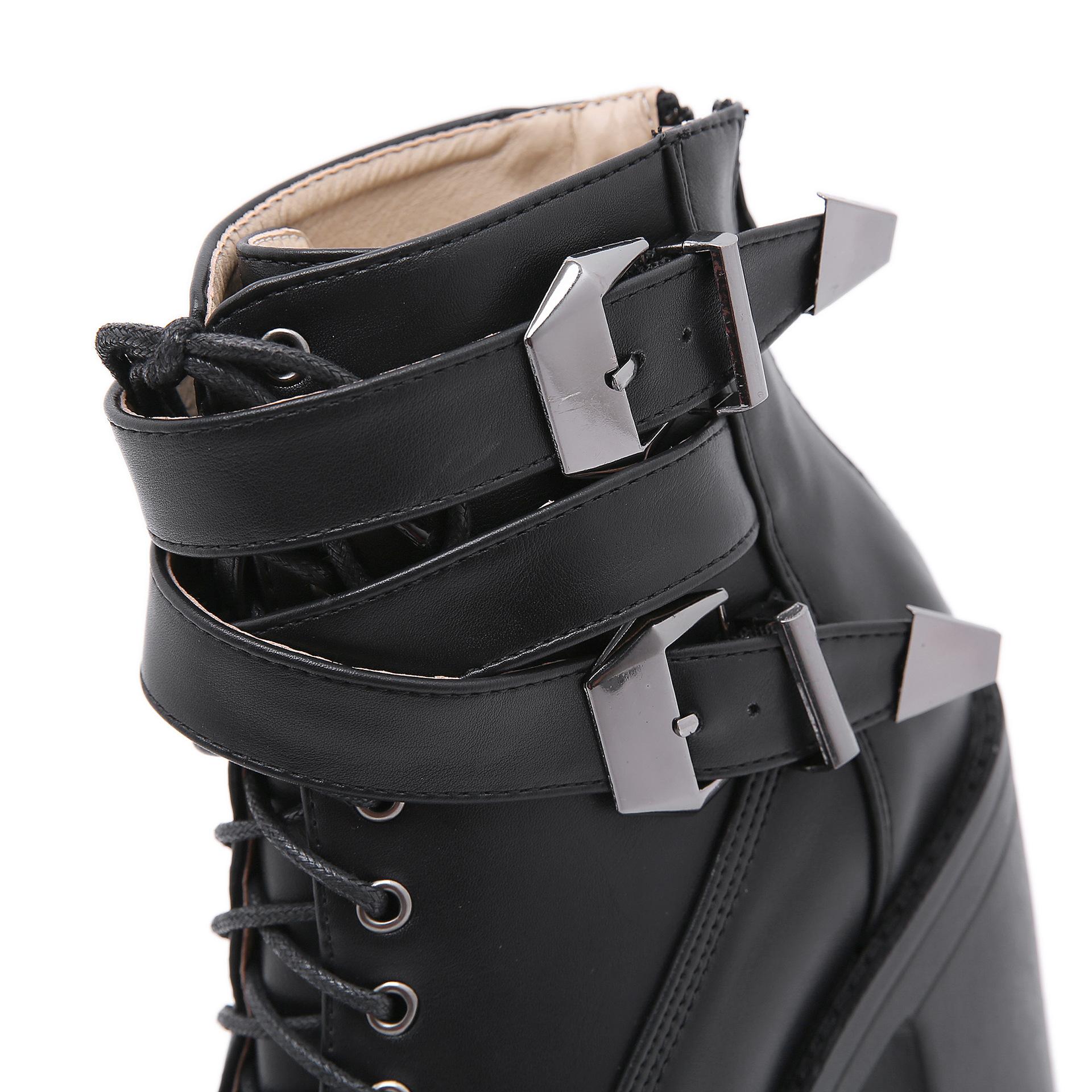 Large size strap thick-soled waterproof table women s shoes thick high-heeled short boots 35
Large size strap thick-soled waterproof table women s shoes thick high-heeled short boots 35