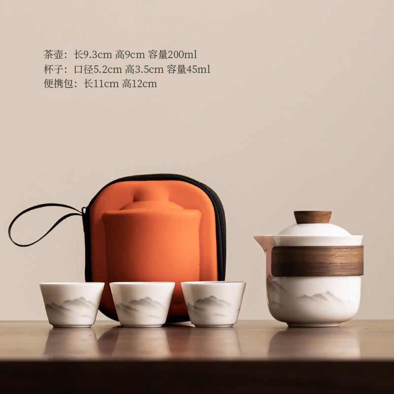 Yangzhi Jade Ceramic Kung Fu Travel Tea Set, Light Luxury, Convenient High end Outdoor Tea Maker
Yangzhi Jade Ceramic Kung Fu Travel Tea Set, Light Luxury, Convenient High end Outdoor Tea Maker