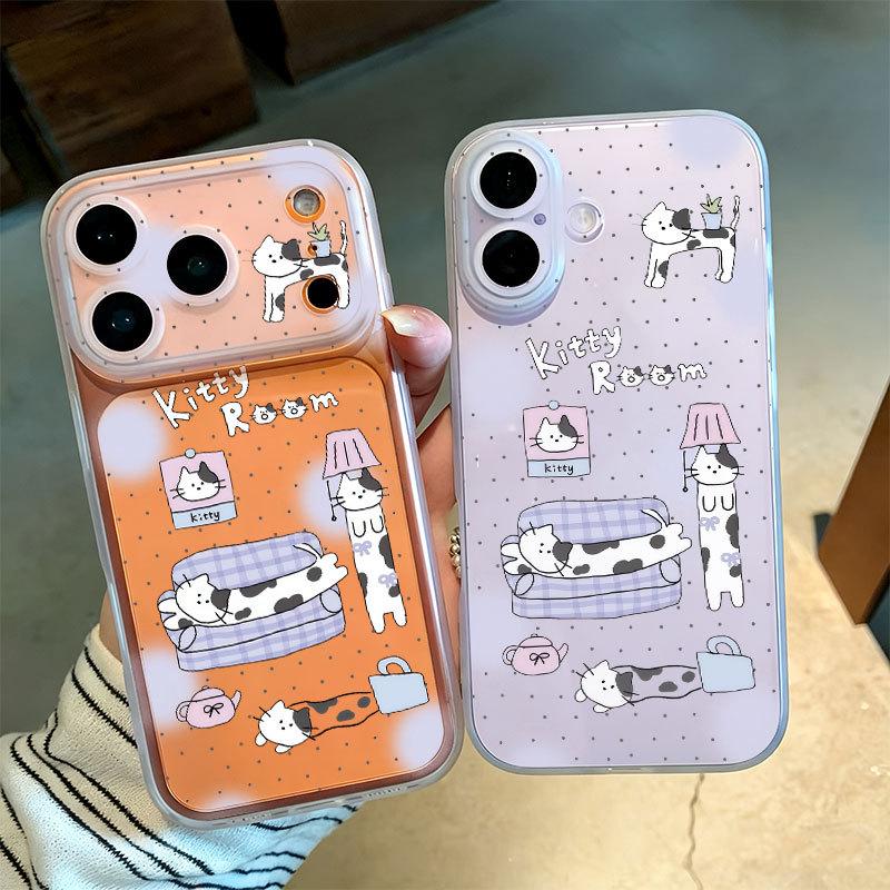 Cartoon Button Phone Case for Apple 13/16/17 Pro Max - Frosted Edges, Transparent Design Apple 15
Cartoon Button Phone Case for Apple 13/16/17 Pro Max - Frosted Edges, Transparent Design Apple 15