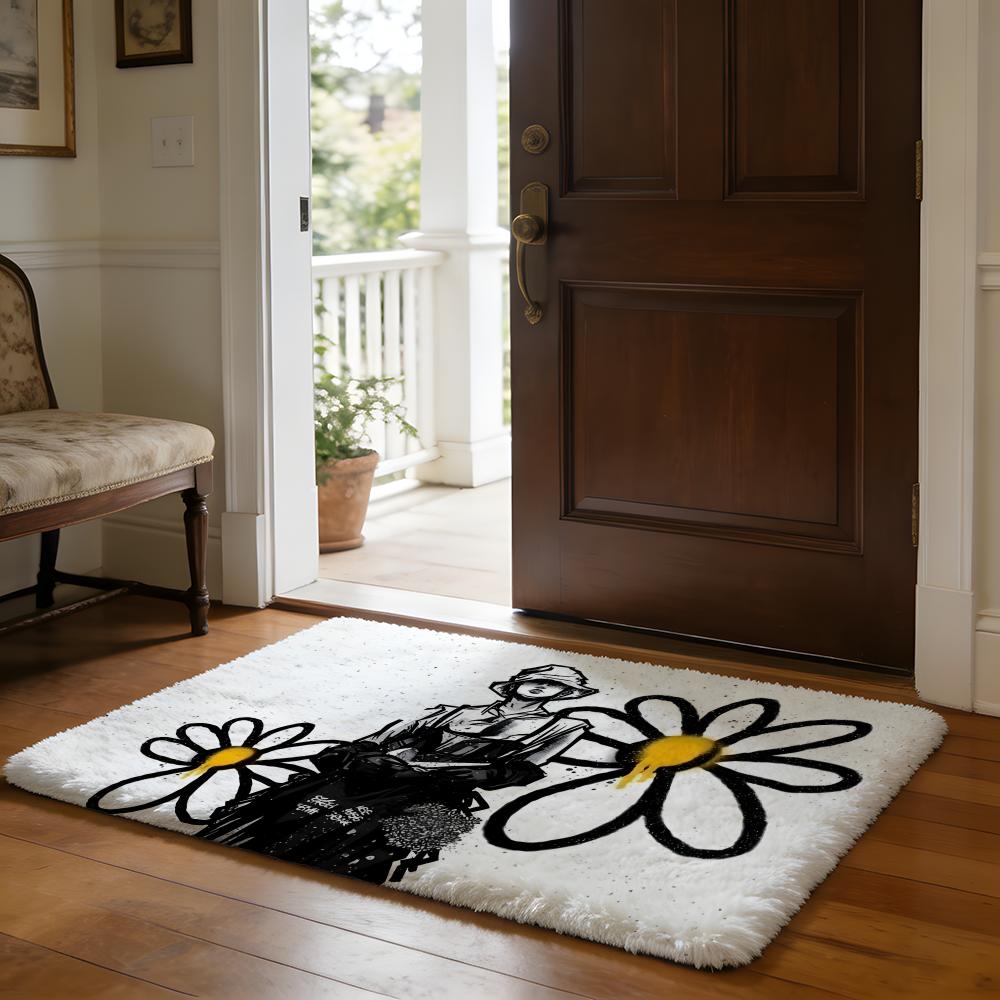 Floor Mat Soft Flannel Rug Non Slip Absorbent Mat for Bathroom Bedroom Home Decor Led Z Zeppelin K 50x80cm
Floor Mat Soft Flannel Rug Non Slip Absorbent Mat for Bathroom Bedroom Home Decor Led Z Zeppelin K 50x80cm