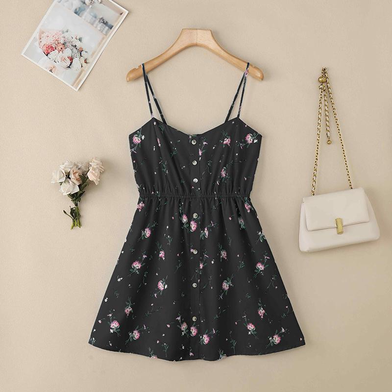 Жіночі літні повсякденні короткі комбінезони без рукавів із квітковим принтом ZANZEA S чорний
Жіночі літні повсякденні короткі комбінезони без рукавів із квітковим принтом ZANZEA S чорний