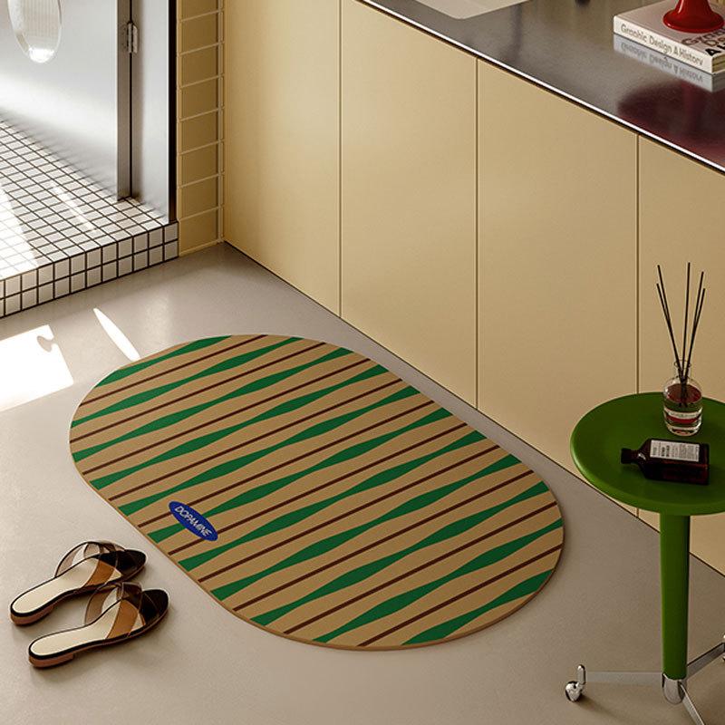 VIKAMA Simple Diatom Mud Floor Mats Bathroom Bathroom Toilet Doorway Water-Absorbent Non-Slip Foot Mats Home Decoration 40X60CM (1.3X2FT
VIKAMA Simple Diatom Mud Floor Mats Bathroom Bathroom Toilet Doorway Water-Absorbent Non-Slip Foot Mats Home Decoration 40X60CM (1.3X2FT