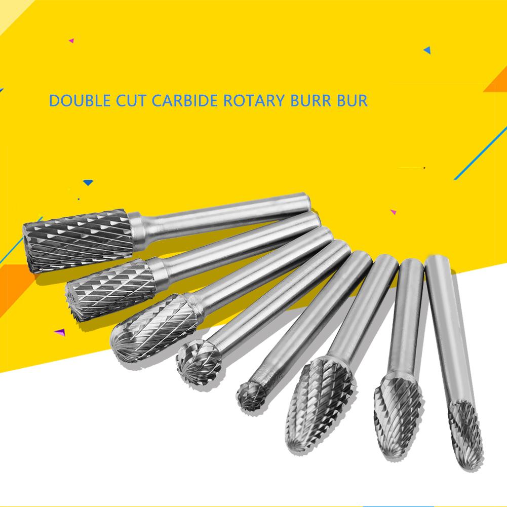 8Pcs Double Cut Tungsten Steel Carbide Rotary Burr Die Grinder Bit Tool Set
8Pcs Double Cut Tungsten Steel Carbide Rotary Burr Die Grinder Bit Tool Set