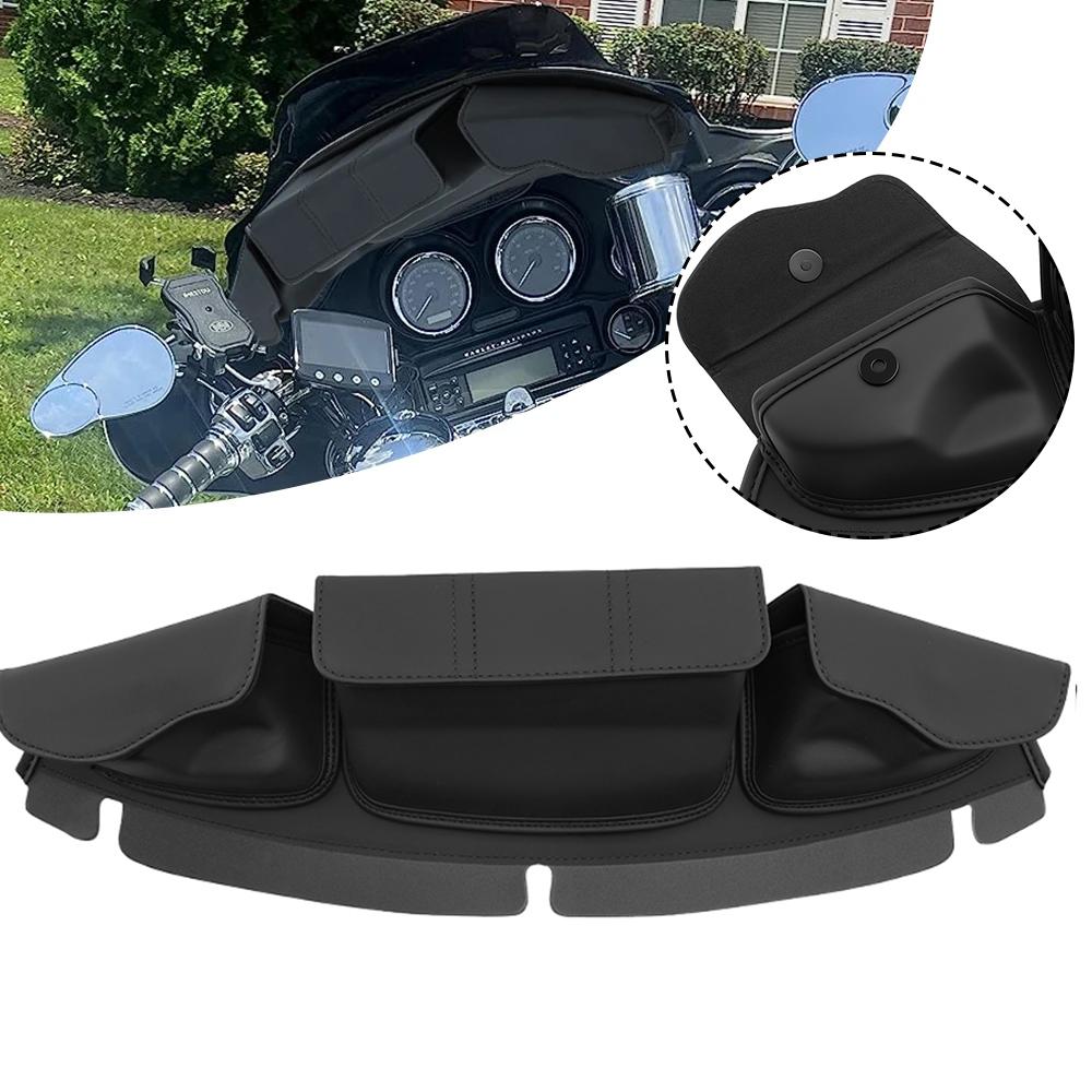 Motorcycle 3-Pocket Windshield Batwing Fairing Pouch Bag For Harley Electra Glide Street Glide Ultra Limited Tri Glide 14-up чёрный
Motorcycle 3-Pocket Windshield Batwing Fairing Pouch Bag For Harley Electra Glide Street Glide Ultra Limited Tri Glide 14-up чёрный