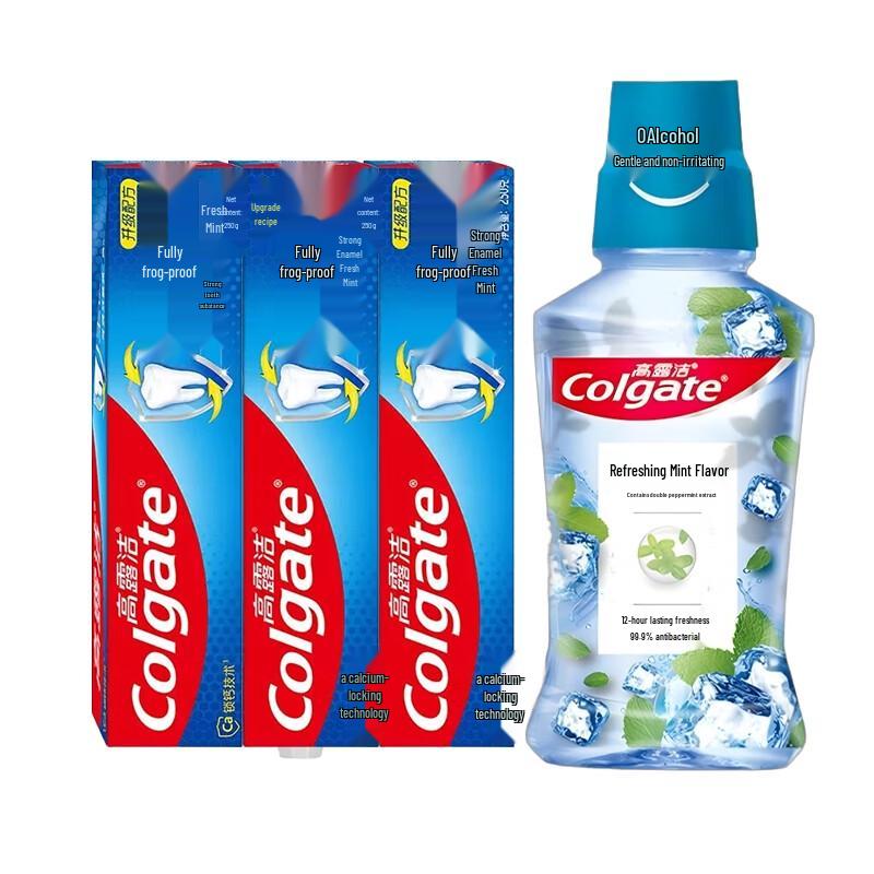 Colgate Fresh Mint Mouthwash & Toothpaste Bundle
Colgate Fresh Mint Mouthwash & Toothpaste Bundle