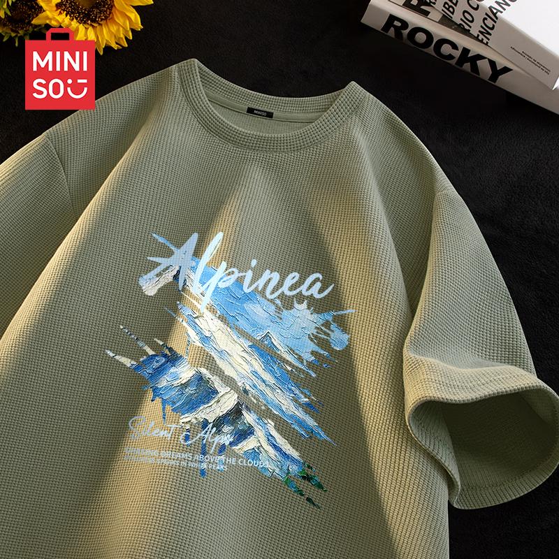 MINISO Men s Waffle Knit Short Sleeve T-Shirt 4XL
MINISO Men s Waffle Knit Short Sleeve T-Shirt 4XL