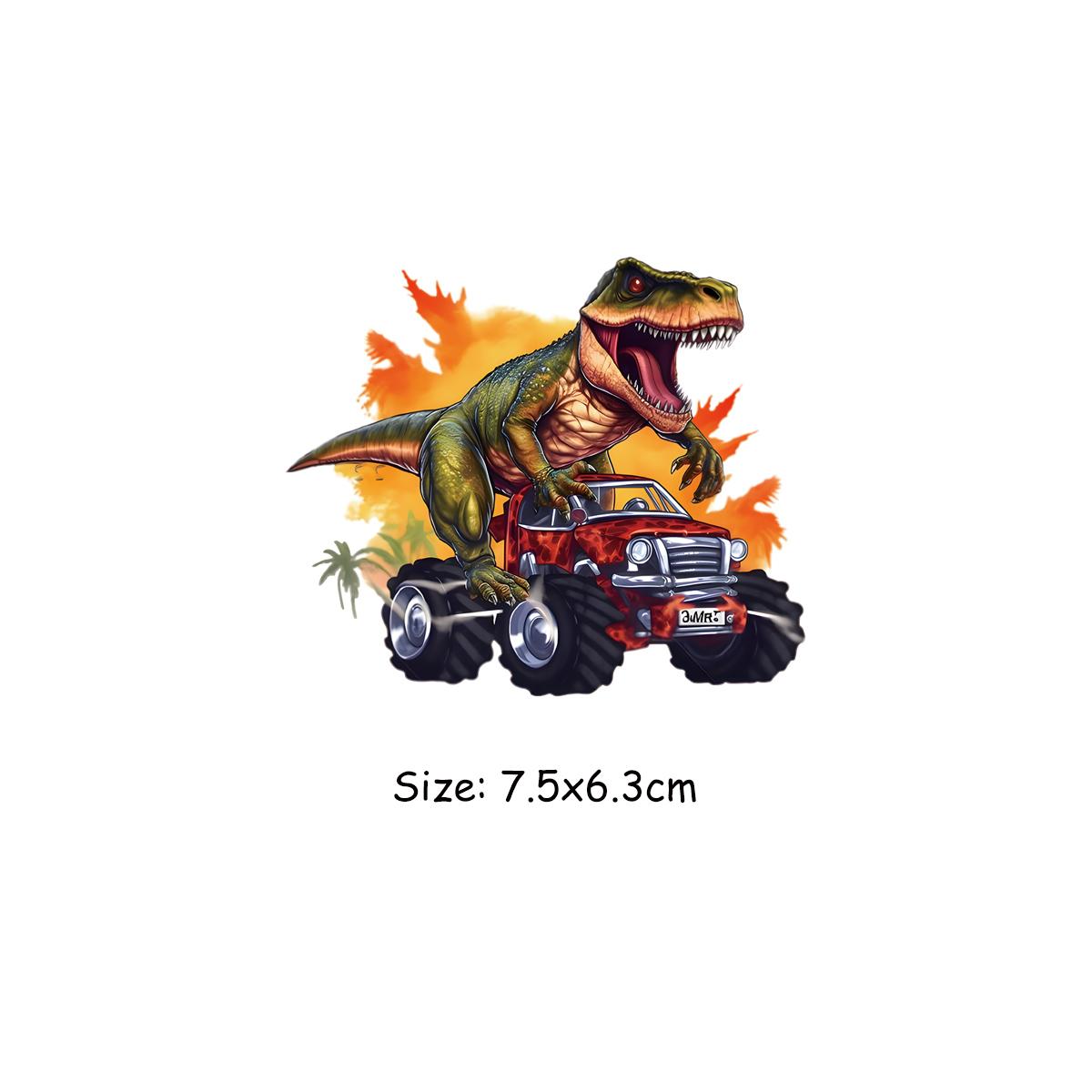 Нашивки с динозаврами, мультяшный грузовик, термоклейкая передача, художественные ремесла, глажка одежды, аппликация, аксессуары «сделай сам», железные нашивки с животными
Нашивки с динозаврами, мультяшный грузовик, термоклейкая передача, художественные ремесла, глажка одежды, аппликация, аксессуары «сделай сам», железные нашивки с животными