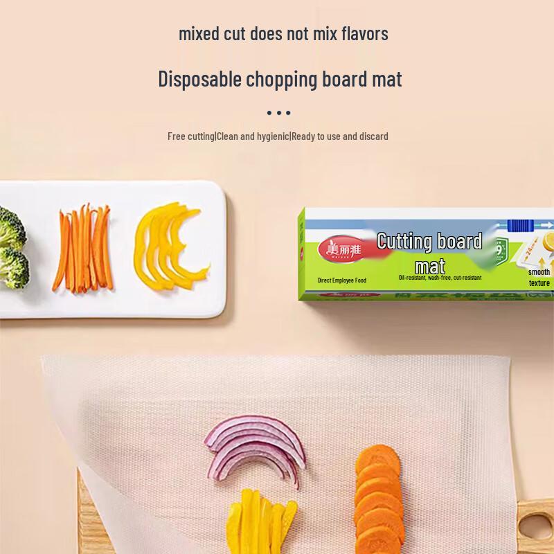 Meiliya Disposable Antibacterial Cutting Board Liner (2 Boxes)
Meiliya Disposable Antibacterial Cutting Board Liner (2 Boxes)