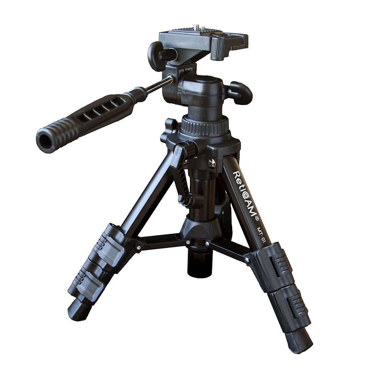 RETICAM MT01 Mini Tabletop Tripod with Quick Release and Carrying Black 3-Way Pan/Tilt Head, Plate, Bag, Aluminum, чёрный
RETICAM MT01 Mini Tabletop Tripod with Quick Release and Carrying Black 3-Way Pan/Tilt Head, Plate, Bag, Aluminum, чёрный