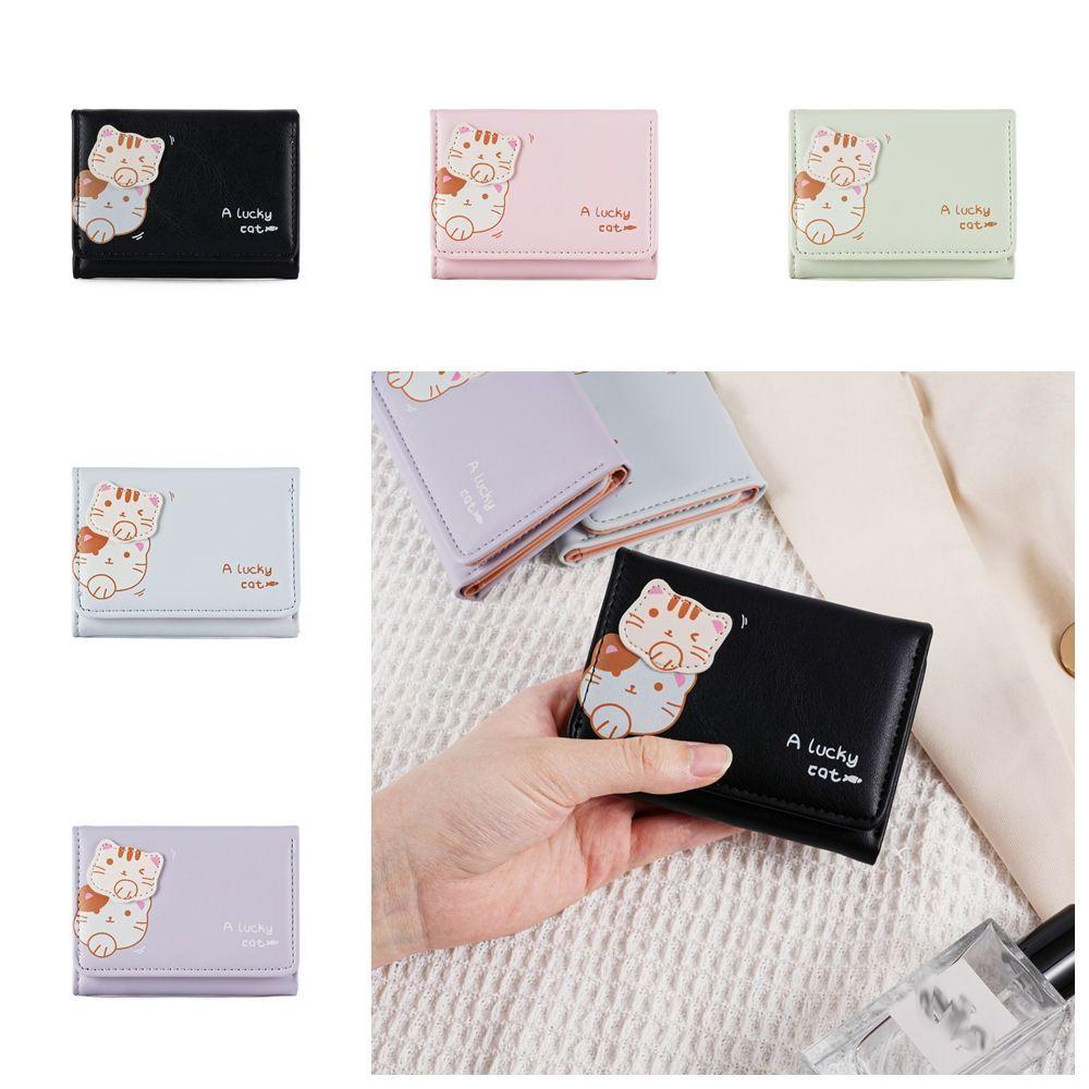 Multi-card Slot Cartoon Cat Short Wallet Korean Style Cute Card Bag Portable Coin Purse Female фіолетовий
Multi-card Slot Cartoon Cat Short Wallet Korean Style Cute Card Bag Portable Coin Purse Female фіолетовий
